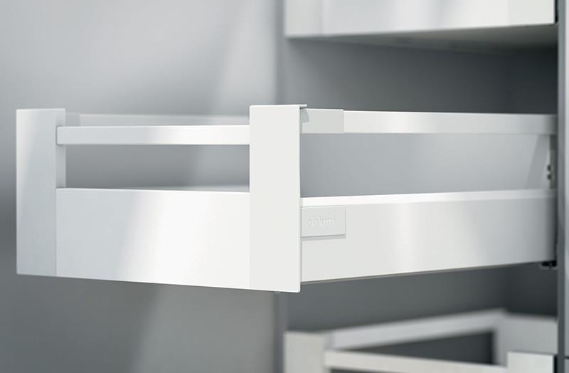C height 167mm Single Gallery Rail Silk White